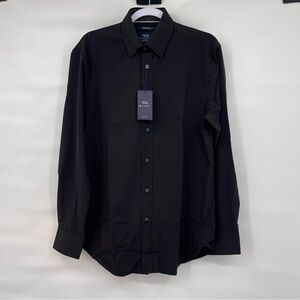 WRK Work Rest Karma nwt black long sleeve button up